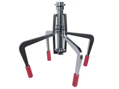 Metal Claw 34 with RIG 3D model