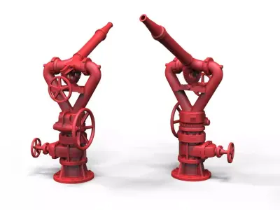 FIRE CANNON HISTORICAL MODELSHIP SCHIFFSMODELL USA 3D print model