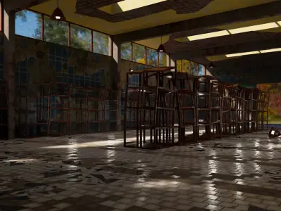 ABANDONED WAREHOUSE 2 3D model