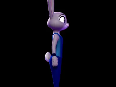 Judy Hopps ZPD Training outfit -  Zootopia 3D print model