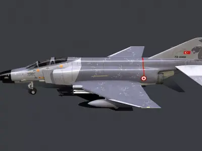 Turkish F-4E 3D model