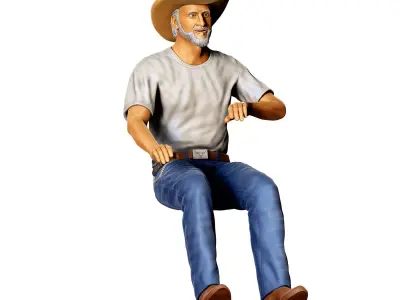 N3 Truck Driver 3D print model