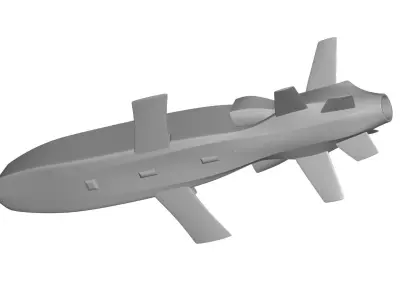 SOM Cruise Missile 3D model purchase