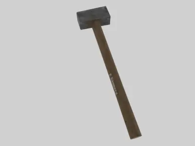 Hammer Free low-poly 3D model 3