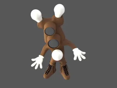  Cartoon Bulb Holder v1 