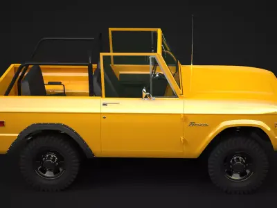 Bronco 4x4 1966 3D model
