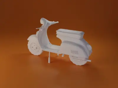 Vespa Antiga 3D model