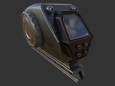 scifi m1 Low-poly 3D model