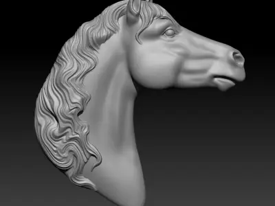 PACK HORSE PENDANT 3D print model
