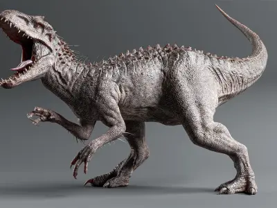 INDOMINUS REX Low-poly 3D model