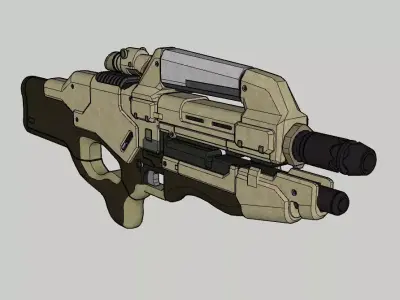 M-96 Mattock Low-poly 3D model