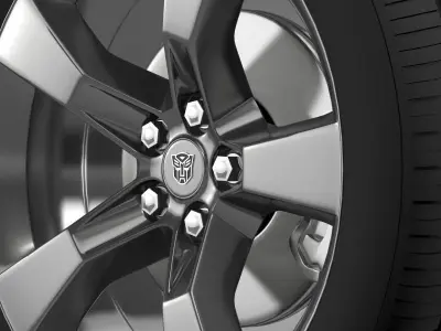 Chevrolet Camaro 2010 transformer wheel 3D model