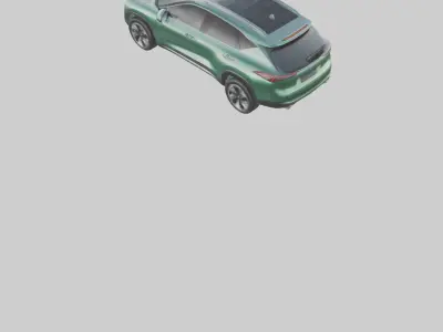 Ecofriendly Hybrid SUV model 3D model