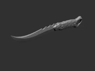 Knife 3D model 5