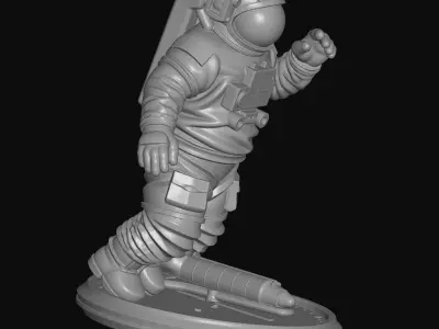 spaceman 3D print model
