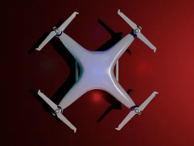 DJI Phantom 4 Pro 3D model