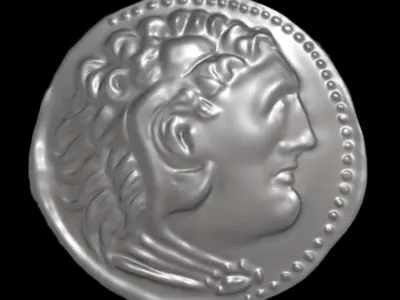 Old 3d print coins collection 3D Model Pack