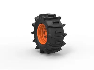 Offroad wheel 34 3D print model