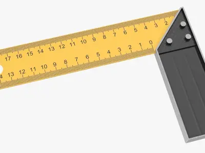 Try Square Low-poly 3D model