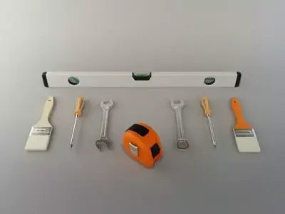 Hardware Tools Collection 3D model