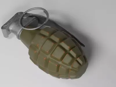 MK 2 Grenade 3D model