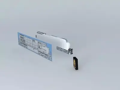 How to Make a Dash 9 Stage 1 Free 3D model