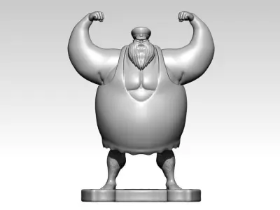 MACHVISE - ONE PIECE - 3D PRINT - SPLIT PART 3D print model