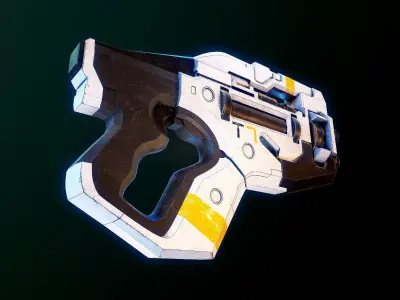  Talon T7 Heavy Pistol  Mass Effect 3D model