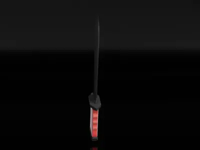 Zombie Knife Low-poly 3D model