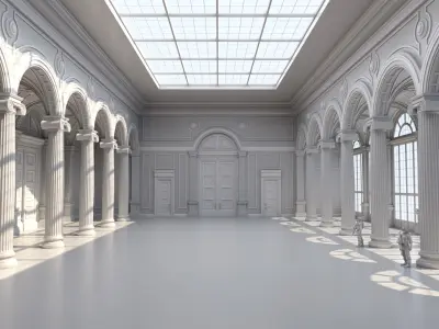 Ballroom 3D model