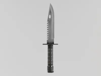 Combat knife 3D model purchase