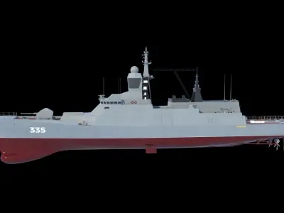 STEREGUSHCHY class corvette 20380 3D model