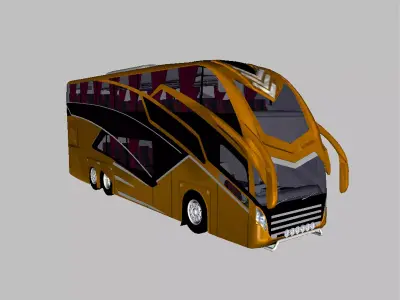 Bus Double Decker 3D model