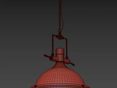 Chandelier Industrial 093 3D model