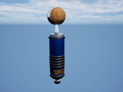High Quality Studio Microphone - Bluehawk SL 3D model