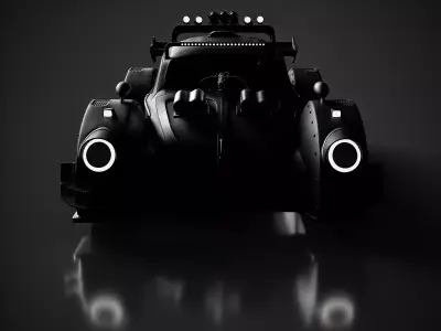  military Volkswagen Beetle 3D model