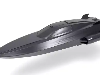 Sci-fi speeder boat 3D print model