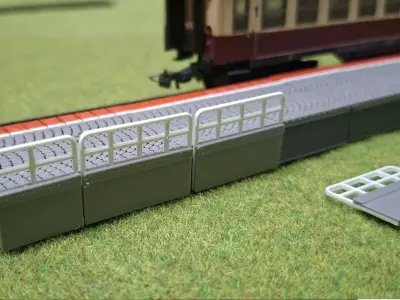 Single Edge Modular Platform Basic Set 1-87 FDM color 3D print model