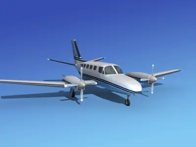 Cessna 441 Conquest II V14 3D model
