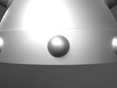 Old Helmet of War Low-poly 3D model