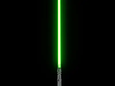 LIGHTSABER-LIGHTSIDE star wars lightsaber Low-poly 3D model