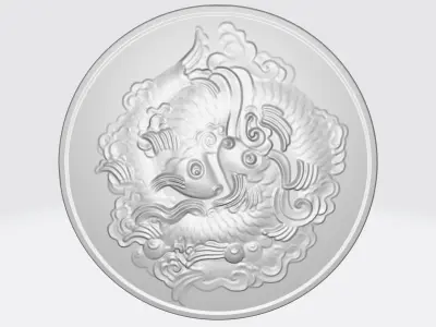 FISH RELIEF  3D model
