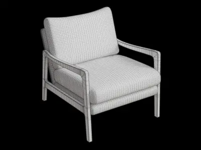 Santorini Chair 3D model