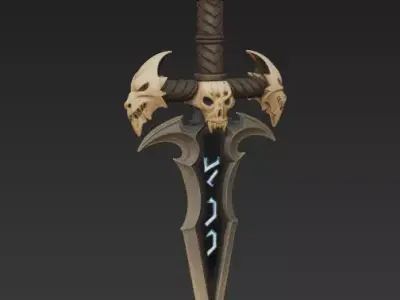 Fantasy Sword Mega Pack - Stylized - High-Detail 3D Weapons 3D model