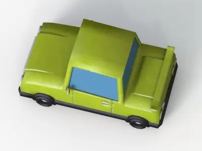 Cartoon Car Free 3D model