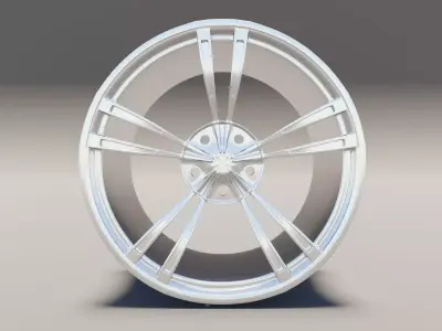 3D model rim wheel part4 3D model