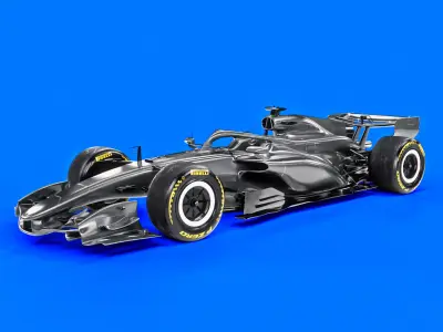 F1 2026 Car High End Mid High Poly Formula 1 3D Model 3D model