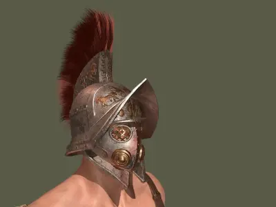Gladiator  Low-poly 3D model