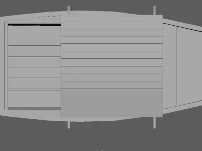 A Boat chinese Free low-poly 3D model