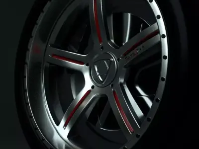 Rim alloy Affekta GangStar 3D  Low-poly 3D model